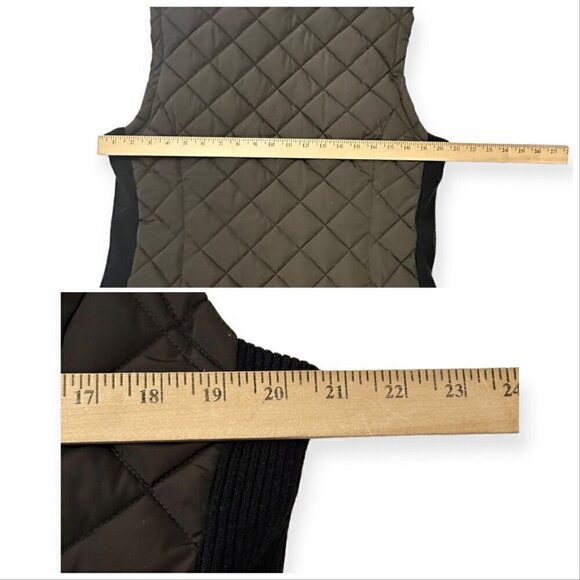 Andrew Marc BrownPuffer Quilted Vest with Black Side Panel, Size Large - Picture 12 of 12